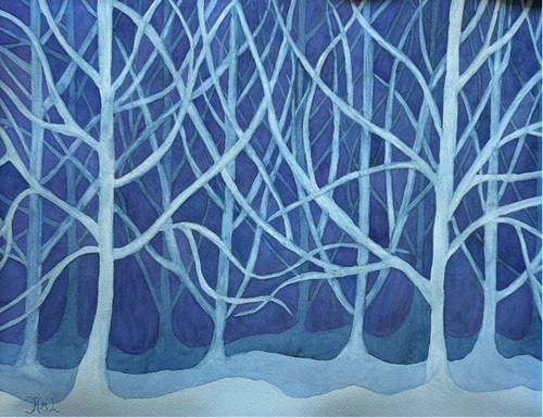 Pittura acquerello 11x14 - acquerello,