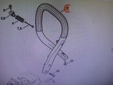 MANICO TUBOLARE MOTOSEGA STIHL