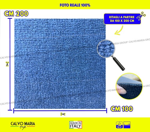 Moquette blu metro per - al,
