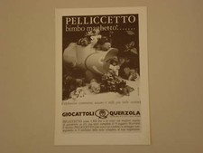 advertising Pubblicità 1975 PELLICCETTO QUERZOLA