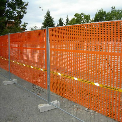 Rete per cantieri arancio - rete,