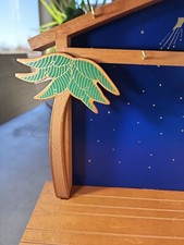 Mangiatoia in legno di palma