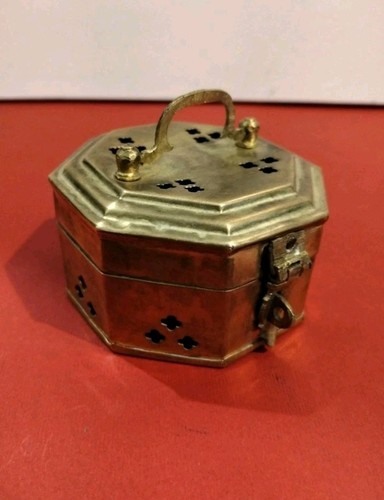 Scatola ottone per incenso - scatola,