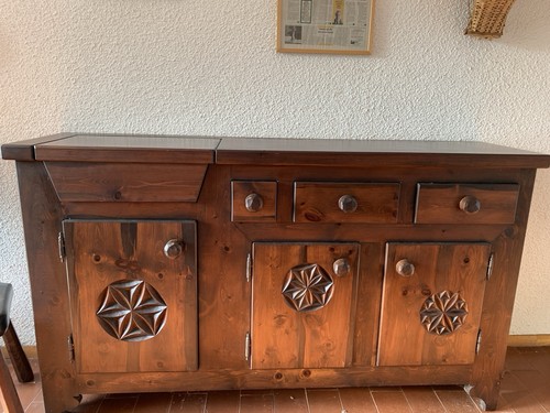 Soggiorno legno massello - in,