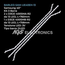 KIT 3 BARRE TV SAMSUNG  40