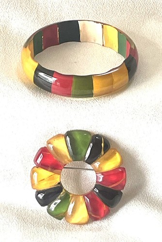 Bracciale spilla righe - spilla,