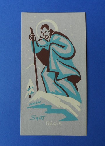 Santino holycard pochoir - santino,