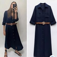 ZARA WOMAN NEW SS24 NAVY BLUE