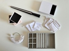 LOTTO ACCESSORI PER BIGIOTTERIA BIJOUX STOCK ACCESSORI NUOVI SCATOLINE NUOVE