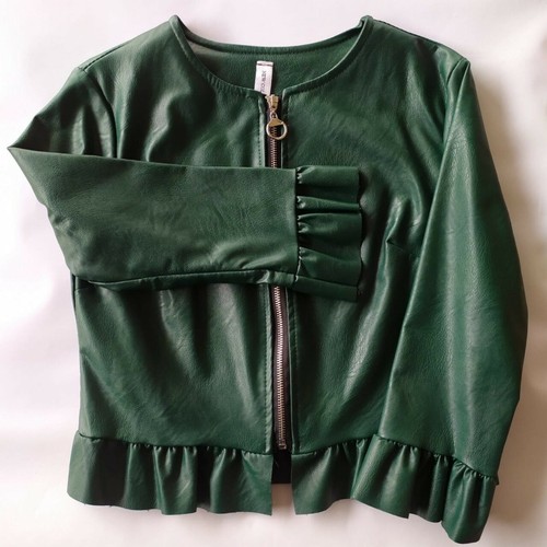 Giacca corta ecopelle color - ecopelle,