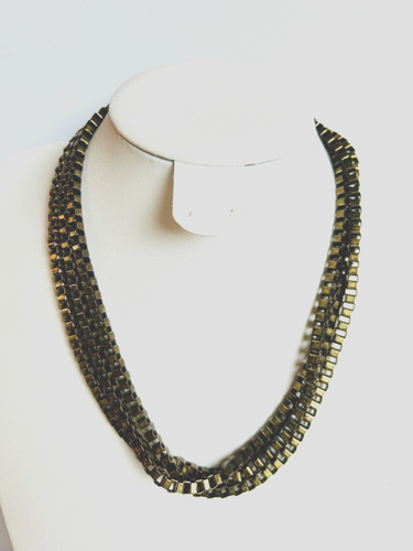 Collana rustica metallo - collana,
