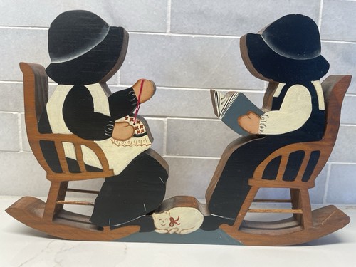 Arte popolare figure amish - arte,