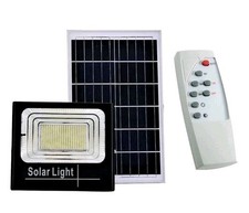 FARO SOLARE 1000W LED LUCE FREDDA CON PANNELLO SOLARE ip66