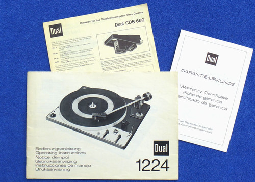Giradischi dual 1224 - 1224, e