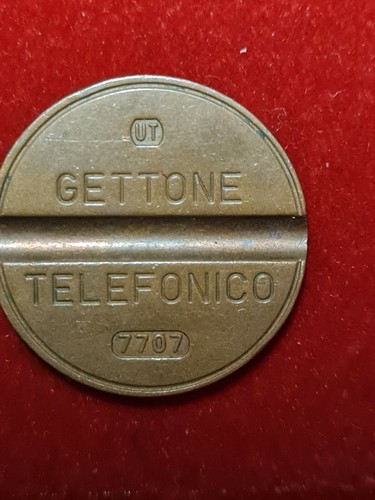 Gettone telefonico 7707 - telefonico,