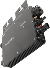 Micro inverter, collegamento alla rete di energia solare 600W WiFi nero spina US