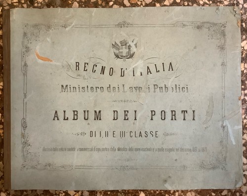 Raro album porti regno italia - raro,