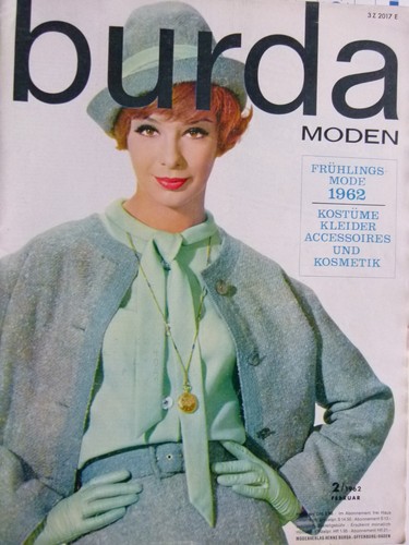 Vecchio quaderno moda burda - quaderno,