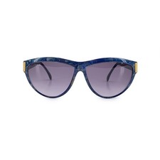 Autentici occhiali da sole Yves Saint Laurent vintage blu oro 9045 60/15 135 mm
