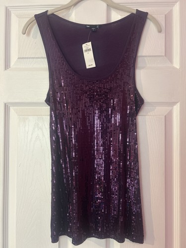 Canotta gap viola paillettes - gap,