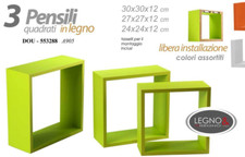 Set 3 Mensole Moduli Parete