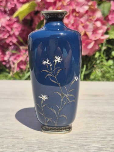 Vaso cloisonne giapponese fine - cloisonne,