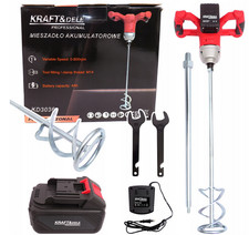 Batteria Agitatore Con 20V 4Ah M14 100mm Agitatore Miscelatore di Colore Mortaio