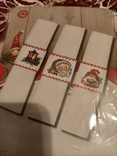 kit ricamo punto croce natale 3 in1 fermatovagiliolo