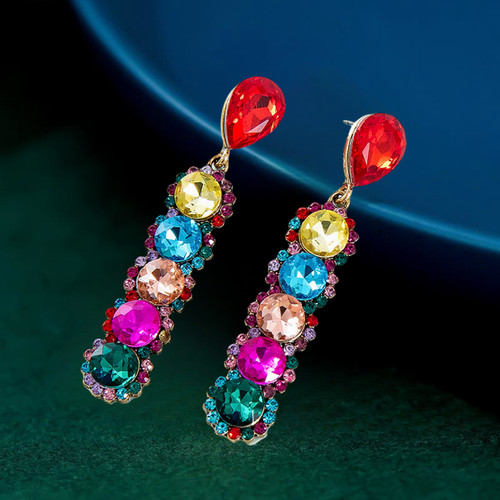 Multi color champagne crystal - multi-color/champagne,