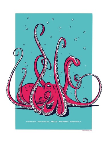 Wilco concert poster with faye - concert,