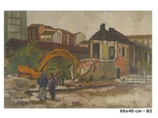 Quadro olio sutavola - olio,