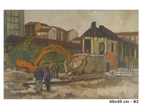 Quadro olio sutavola - quadro,