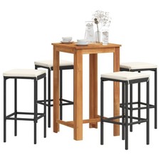 Set Bar da Giardino 5 pz Nero