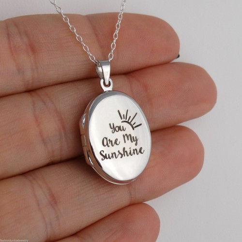 Collana medaglione inciso you - medaglione,
