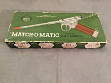 ACCENDINO MATCH O MATIC national silver company 1966 in box style 007 bond