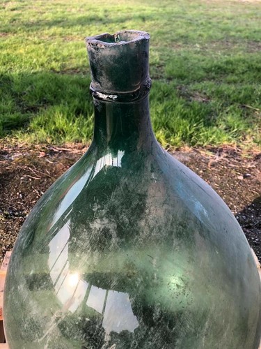 Damigiana vetro antica