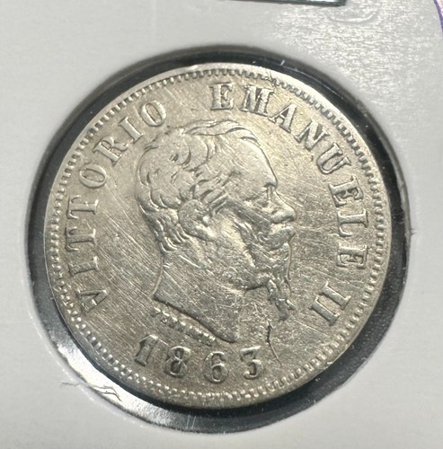 Italia centesimi 1863 m - ,