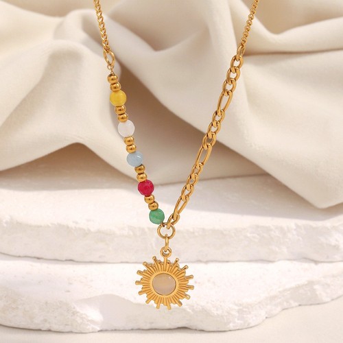 Collana acciaio - collana,