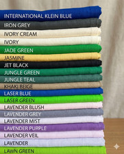 Tessuto Lino Tinto A Mano da