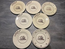 Lotto Piatti Mulino Bianco - 7 Pezzi  - Anni 79 - 83 - 84 - 85 - 86 - Diam. 20cm