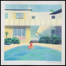 David Hockney Litografia COA