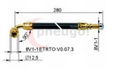 Prolunga valvola 280 mm curva