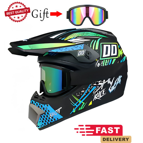 Casco moto bambini fuoristrada - bambini,