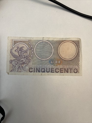 500 lire carta - lire,