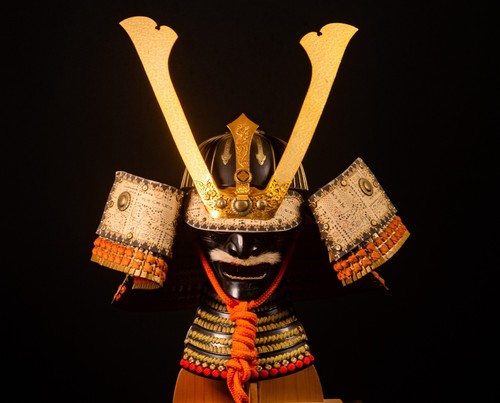 Casco samurai iron - kabuto, &