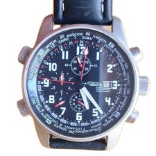 Orologio ASTROAVIA ALARM PROFESIONAL CHRONOGRAPH WASSERDICHT 3 BAR EDELSTAHL...