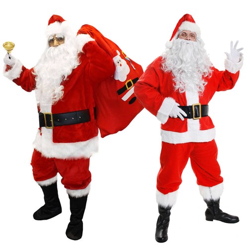 Costume babbo natale deluxe - babbo,