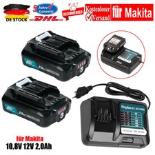 Batteria per Makita sostituire 12V 10,8V BL1041B BL1021B BL1040B 1020B 1015 caricabatterie