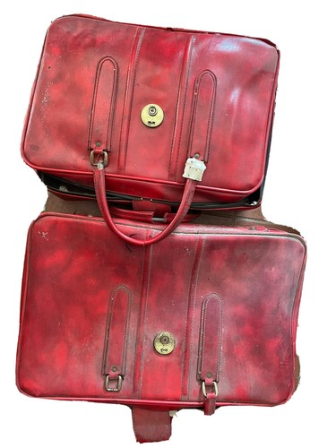 Coppia valige vintage pelle - coppia,