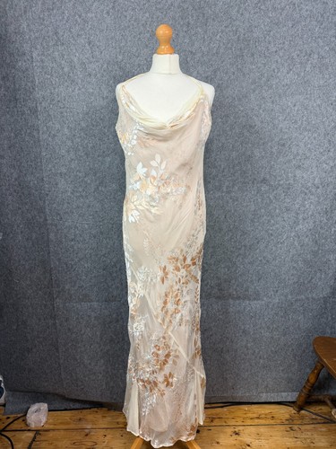 Maxi abito vintage monsoon - vintage,